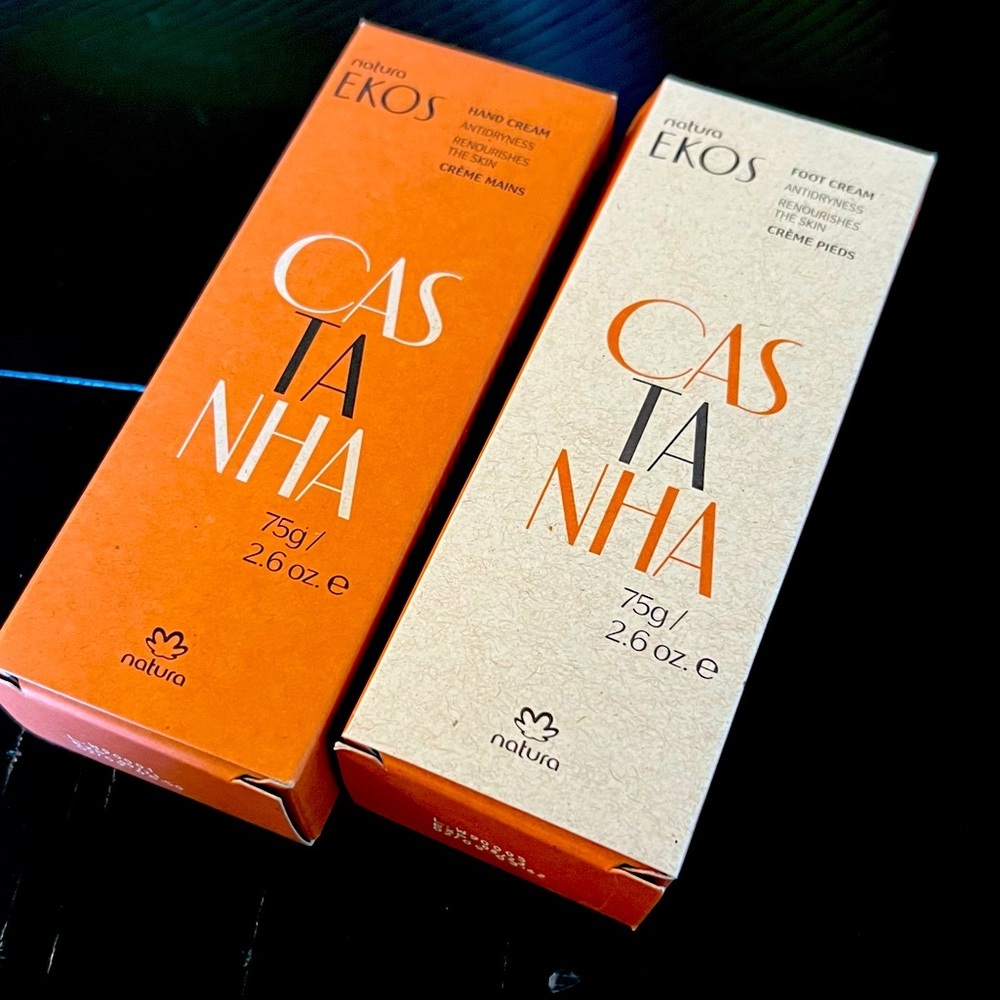 NEW Natura Castanha Hand & Foot Cream Duo